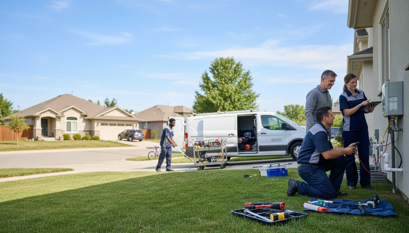 Tankless water heater service in Sadsburyville, PA
